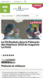Mobile Screenshot of ch-roubaix.fr