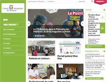 Tablet Screenshot of ch-roubaix.fr